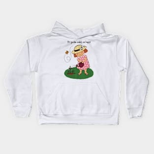 The cute and happy gardener Kids Hoodie